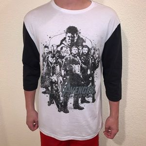 Avengers infinity war quarter sleeve Tshirt SM/C/P